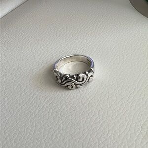 Retired Barse Silver Swirl Ring